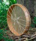 American Shamanic Native Drum Bison Natural Hide