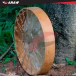 American Shamanic Native Drum Bison Natural Hide