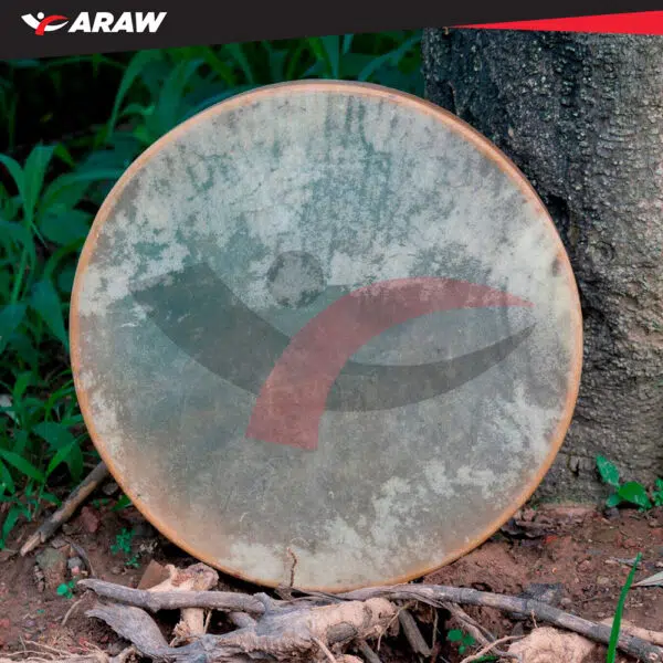 American Shamanic Native Drum Bison Natural Hide