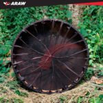 American Shamanic Native Drum Bison Natural Hide