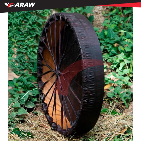 American Shamanic Native Drum Bison Natural Hide
