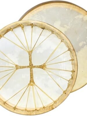 ARAW American Shamanic Bison Hide Drum, Cedar Wood Frame, Handmade,