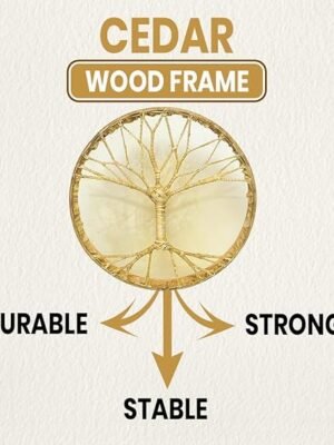 American Shamanic Bison Hide Drum - Cedar Wood Frame, Handmade