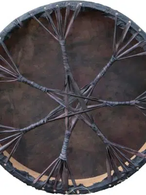 ARAW American Shamanic Native Drum Bison Natural Hide